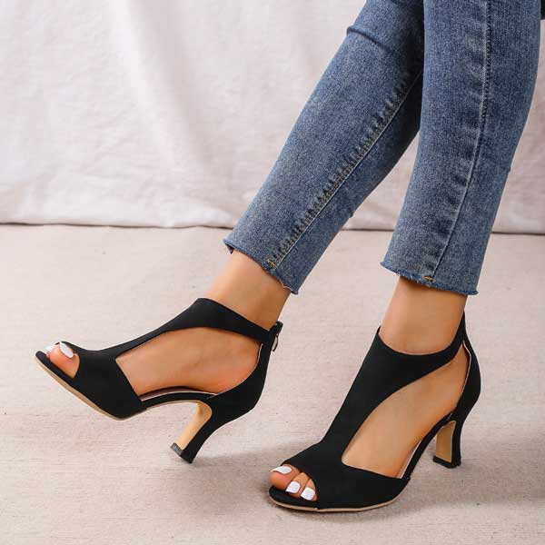 Zapatos de tacón ortopédicos elegantes de Vanda