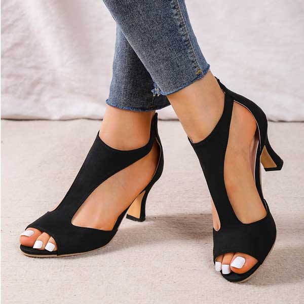 Zapatos de tacón ortopédicos elegantes de Vanda