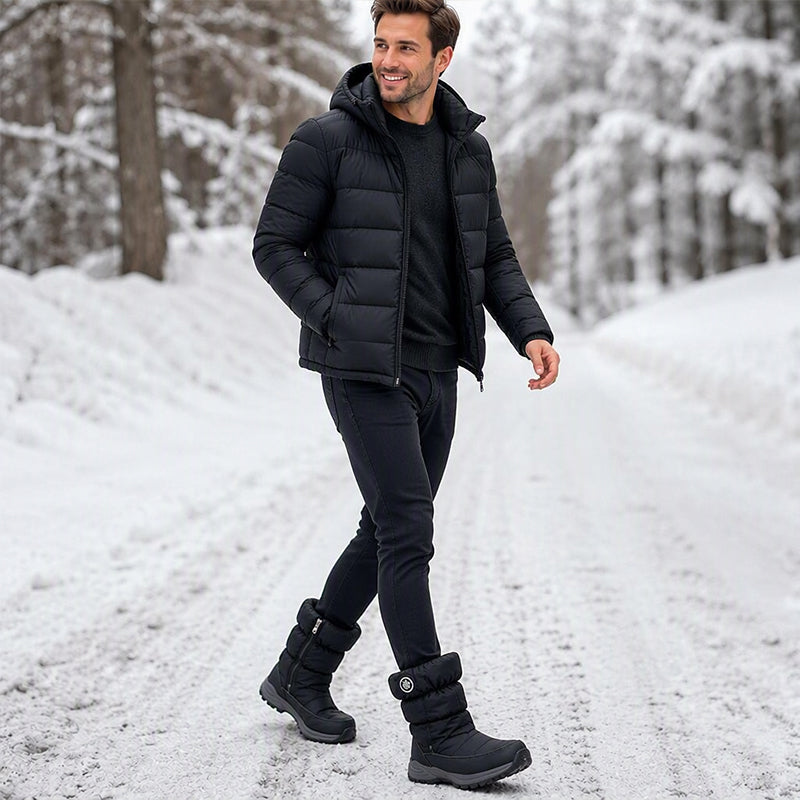 🎉Top Angebot! Jetzt kaufen!🎉 Damen Winter-Mittelkalbs rutschfeste Schneestiefel